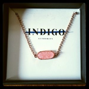 🆕 Peach quartz rose gold chain bracelet